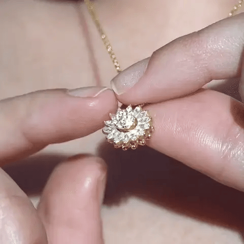 Collar de Girasol - Tu Amuleto Antiestrés que Brilla Contigo 🌟