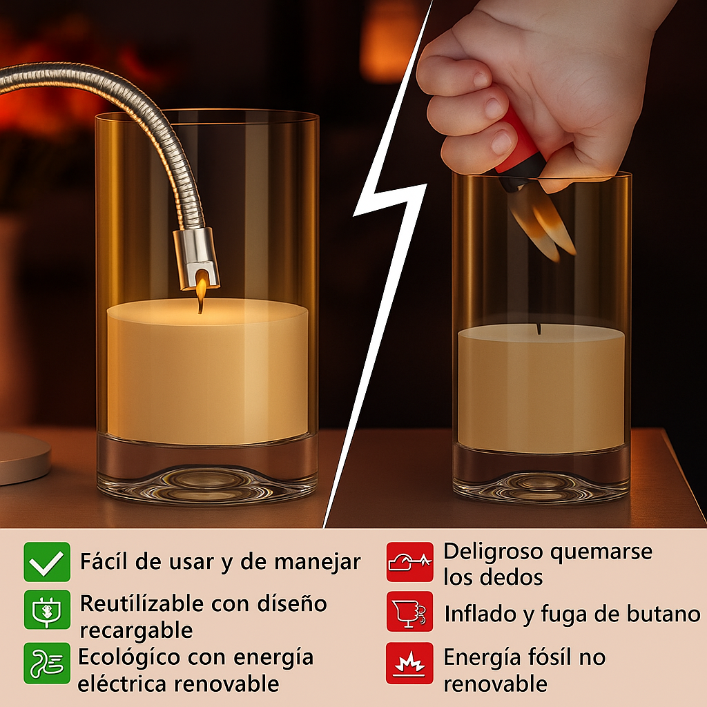 Encendedor flexible Recargable por USB