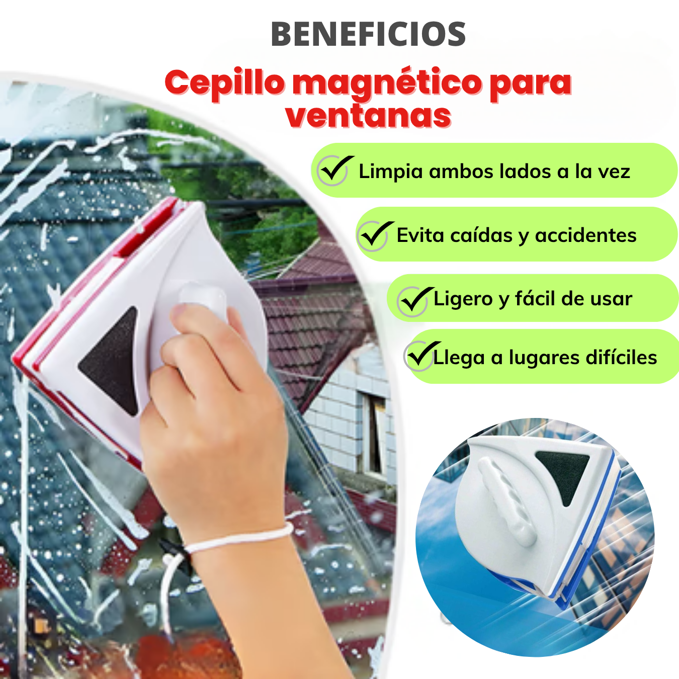 CEPILLO MAGNÉTICO PARA VENTANAS