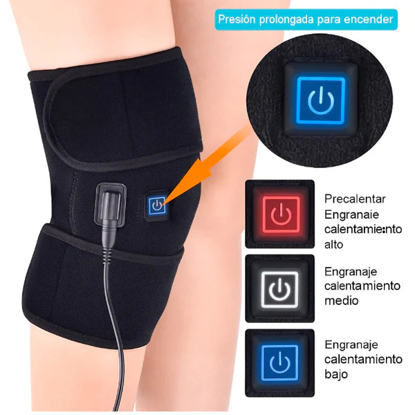 Combo Rodillera Termica + paquete de parches para dolores musculares