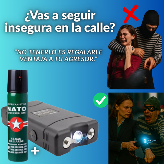 La defensa más viral: Taser Linterna 🔥 Protégete al instante y recibe tu REGALO 🎁