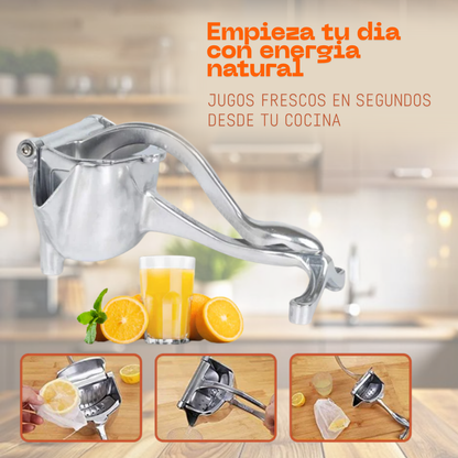 Exprimidor manual + eBook   digital "Jugos saludables"